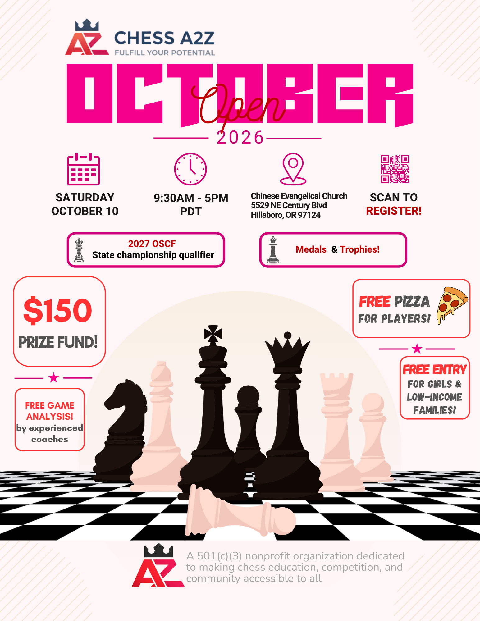Chess A2Z October Open 2026