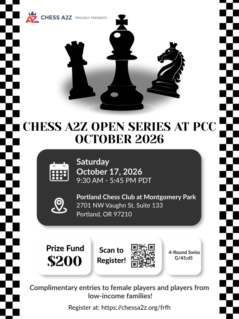 Chess A2Z Open Series at PCC - OCT 2026
